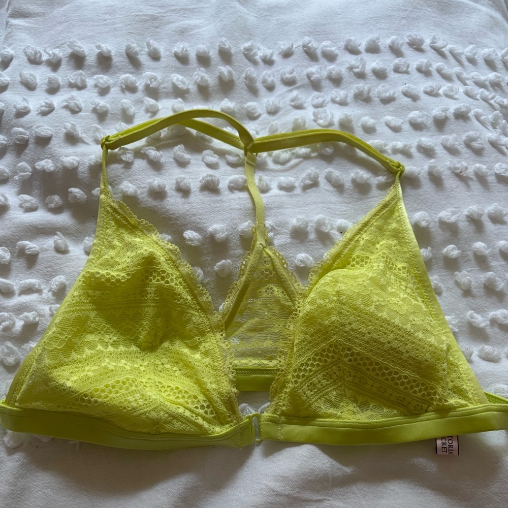 Victoria’s Secret Lace Bralette in Vibrant Yellow
